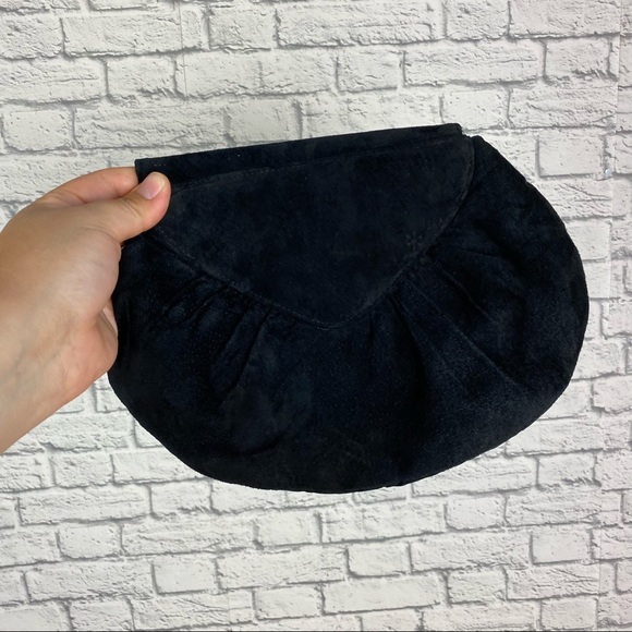 Vintage 80's velvet clutch - Picture 8 of 8